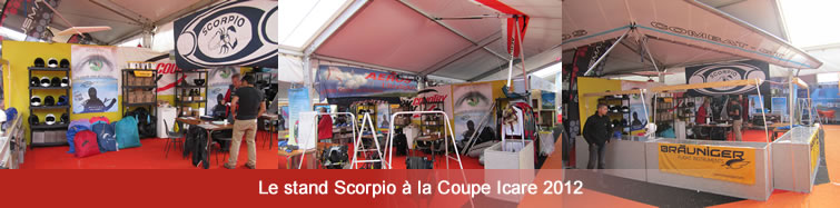 Prsence de notre superbe stand  la Coupe Icare 2011  St Hilaire